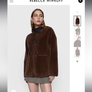 Rebecca Minkoff Brown Teddy Jacket